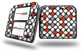 Locknodes 05 Red - Decal Style Vinyl Skin fits Nintendo 2DS - 2DS NOT INCLUDED
