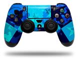 WraptorSkinz Skin compatible with Sony PS4 Dualshock Controller PlayStation 4 Original Slim and Pro Blue Star Checkers (CONTROLLER NOT INCLUDED)