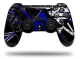 WraptorSkinz Skin compatible with Sony PS4 Dualshock Controller PlayStation 4 Original Slim and Pro Baja 0003 Royal Blue (CONTROLLER NOT INCLUDED)