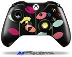 Decal Skin Wrap fits Microsoft XBOX One Wireless Controller Plain Leaves On Black