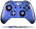 Decal Skin Wrap fits Microsoft XBOX One Wireless Controller Gothic Punk Pattern Blue