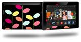 Plain Leaves On Black - Decal Style Skin fits 2013 Amazon Kindle Fire HD 7 inch