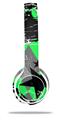 Skin Decal Wrap compatible with Beats Solo 2 WIRED Headphones SceneKid Green (HEADPHONES NOT INCLUDED)
