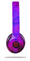 Skin Decal Wrap compatible with Beats Solo 2 WIRED Headphones Cubic Shards Pink (HEADPHONES NOT INCLUDED)