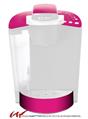 Decal Style Vinyl Skin compatible with Keurig K40 Elite Coffee Makers Solids Collection Hot Pink (Fuchsia) (KEURIG NOT INCLUDED)