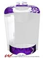 Decal Style Vinyl Skin compatible with Keurig K40 Elite Coffee Makers Love and Peace Purple (KEURIG NOT INCLUDED)