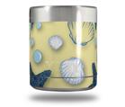 Skin Decal Wrap for Yeti Rambler Lowball - Starfish and Sea Shells Yellow Sunshine