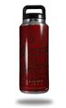 WraptorSkinz Skin Decal Wrap for Yeti Rambler Bottle 36oz Folder Doodles Red Dark (YETI NOT INCLUDED)