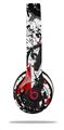 WraptorSkinz Skin Decal Wrap compatible with Beats Solo 2 and Solo 3 Wireless Headphones Baja 0018 Red (HEADPHONES NOT INCLUDED)