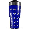 Skin Wrap Decal for 2017 RTIC Tumblers 40oz Paper Planes Royal Blue (TUMBLER NOT INCLUDED)