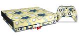 Skin Wrap for XBOX One X Console and Controller Starfish and Sea Shells Yellow Sunshine