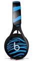 WraptorSkinz Skin Decal Wrap compatible with Beats EP Headphones Zebra Blue Skin Only HEADPHONES NOT INCLUDED