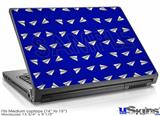 Laptop Skin (Medium) - Paper Planes Royal Blue