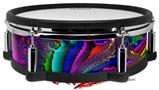 Skin Wrap works with Roland vDrum Shell PD-128 Drum And This Is Your Brain On Drugs (DRUM NOT INCLUDED)