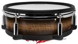 Skin Wrap works with Roland vDrum Shell PD-128 Drum Exotic Wood Pommele Sapele Burst Dark Mocha (DRUM NOT INCLUDED)
