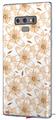 Decal style Skin Wrap compatible with Samsung Galaxy Note 9 Flowers Pattern 15