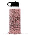 Skin Wrap Decal compatible with Hydro Flask Wide Mouth Bottle 32oz Folder Doodles Pink (BOTTLE NOT INCLUDED)