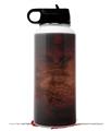 Skin Wrap Decal compatible with Hydro Flask Wide Mouth Bottle 32oz Exotic Wood Waterfall Bubinga Burst Red Cherry (BOTTLE NOT INCLUDED)