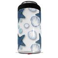 WraptorSkinz Skin Decal Wrap compatible with Yeti 16oz Tall Colster Can Cooler Insulator Starfish and Sea Shells White (COOLER NOT INCLUDED)