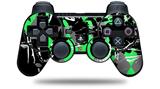 Sony PS3 Controller Decal Style Skin - SceneKid Green (CONTROLLER NOT INCLUDED)