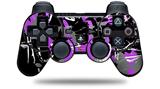 Sony PS3 Controller Decal Style Skin - SceneKid Purple (CONTROLLER NOT INCLUDED)