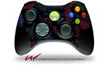 XBOX 360 Wireless Controller Decal Style Skin - Floating Coral Black (CONTROLLER NOT INCLUDED)