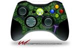 Decal Skin compatible with XBOX 360 Wireless Controller Linear Cosmos Green (CONTROLLER NOT INCLUDED)