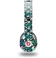 WraptorSkinz Skin Decal Wrap compatible with Beats Solo HD (Original) Splatter Girly Skull Rainbow (HEADPHONES NOT INCLUDED)