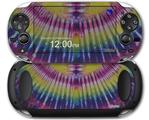Tie Dye Pink and Yellow Stripes - Decal Style Skin fits Sony PS Vita
