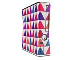 Triangles Berries Decal Style Skin for XBOX 360 Slim Vertical