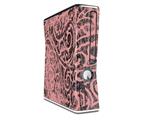 Folder Doodles Pink Decal Style Skin for XBOX 360 Slim Vertical