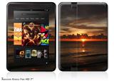 Set Fire To The Sky Decal Style Skin fits 2012 Amazon Kindle Fire HD 7 inch
