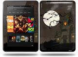 Halloween Haunted House Decal Style Skin fits Amazon Kindle Fire HD 8.9 inch