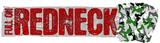 Full On Redneck Sexy Girl Silhouette Camo Green Duct Tape Bumper Sticker 03